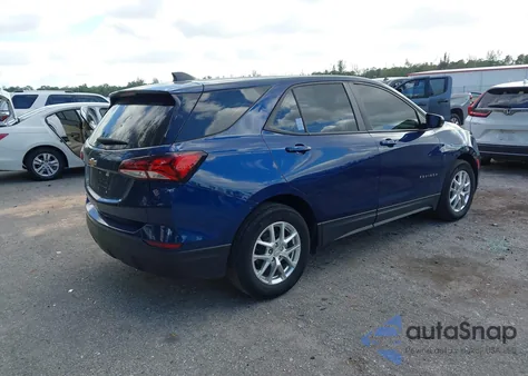 2022 Chevrolet Equinox Fwd Ls из США, поврежденный, VIN 3GNAXHEV9NS207402